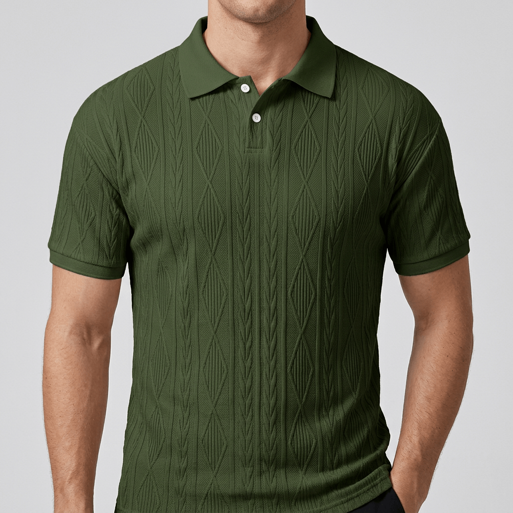 Soviska | Lekka koszula polo z guzikami