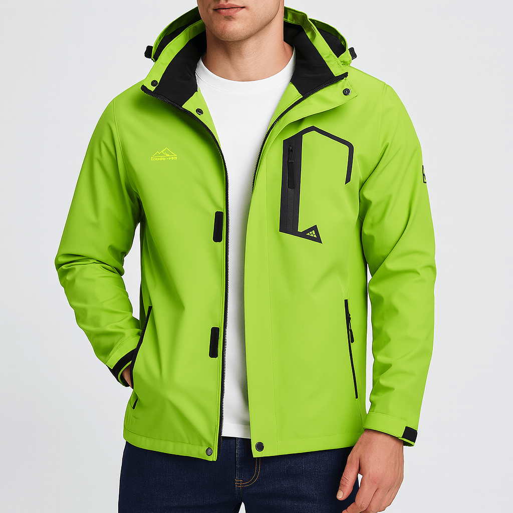 Soviska | Lekka kurtka outdoorowa z regulowanym kapturem