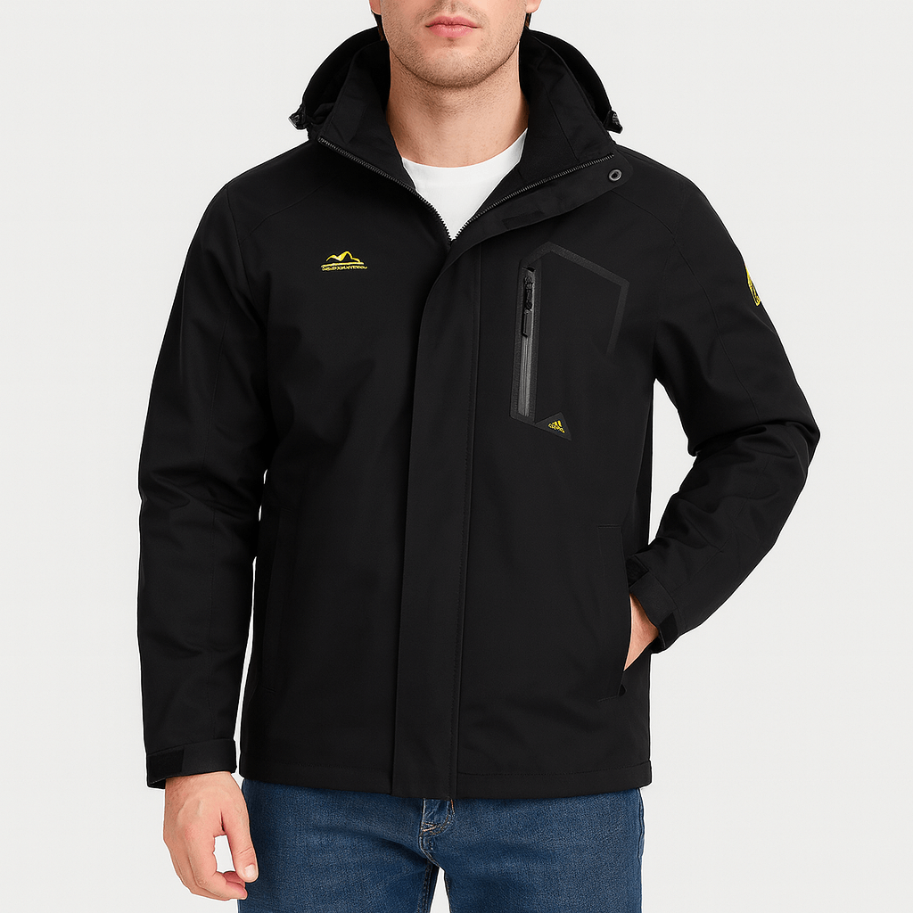 Soviska | Lekka kurtka outdoorowa z regulowanym kapturem