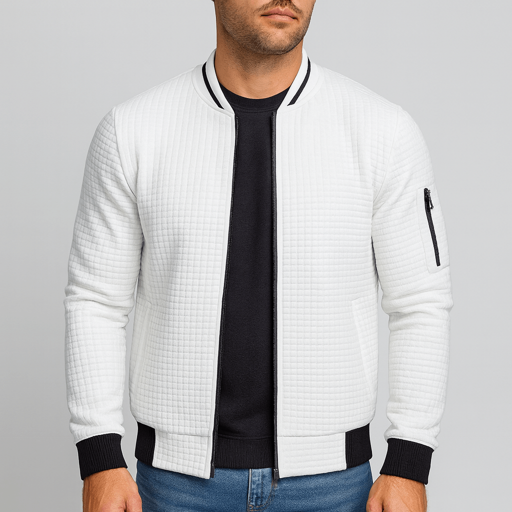 Soviska | Lekka kurtka typu bomber z zapięciem na zamek