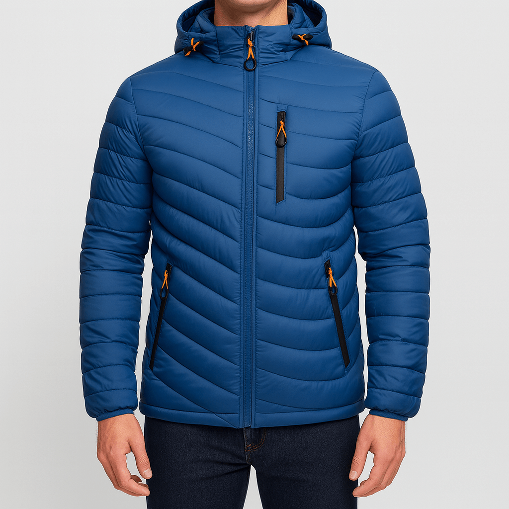 Soviska | Lekka wodoodporna kurtka zimowa z regulowanym kapturem