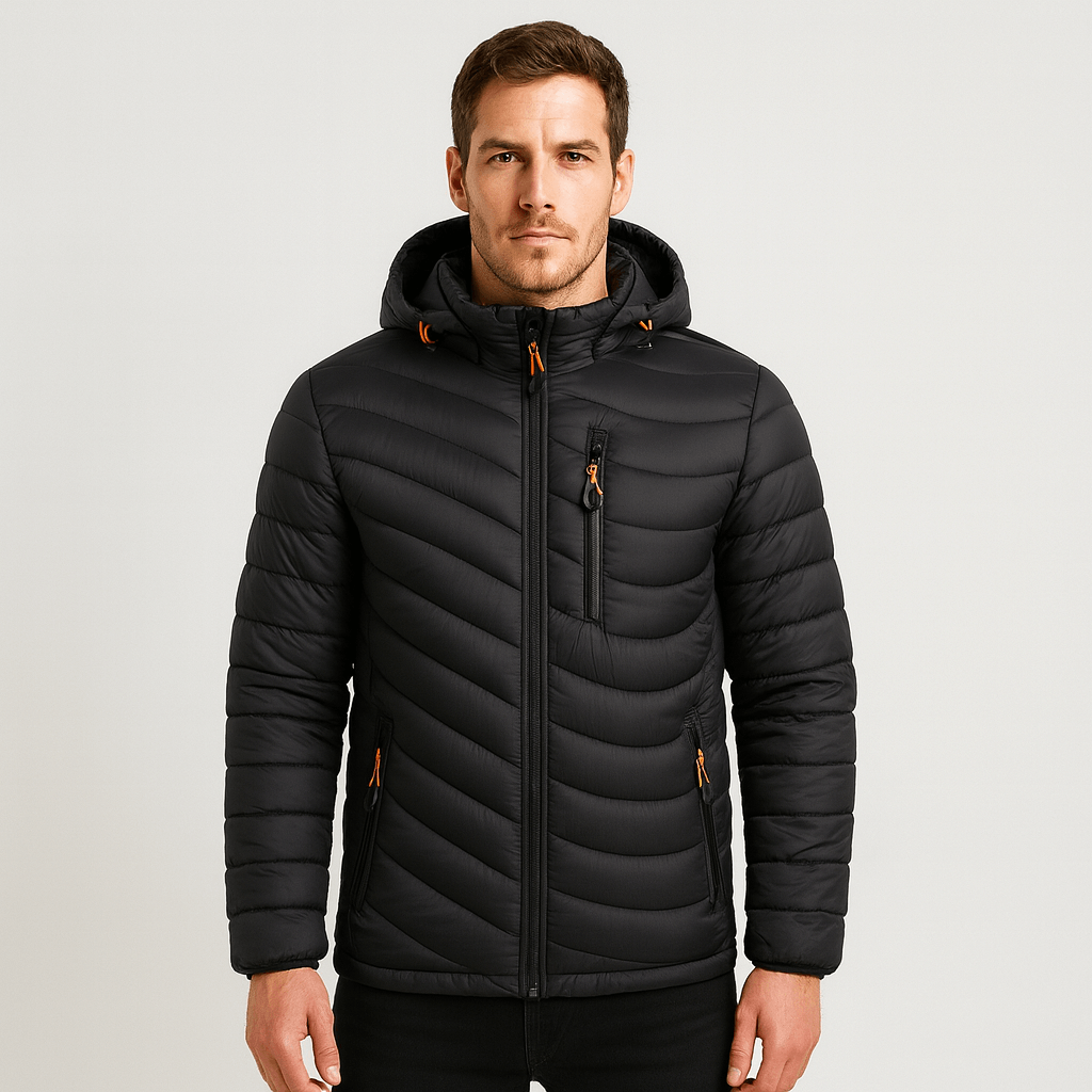 Soviska | Lekka wodoodporna kurtka zimowa z regulowanym kapturem