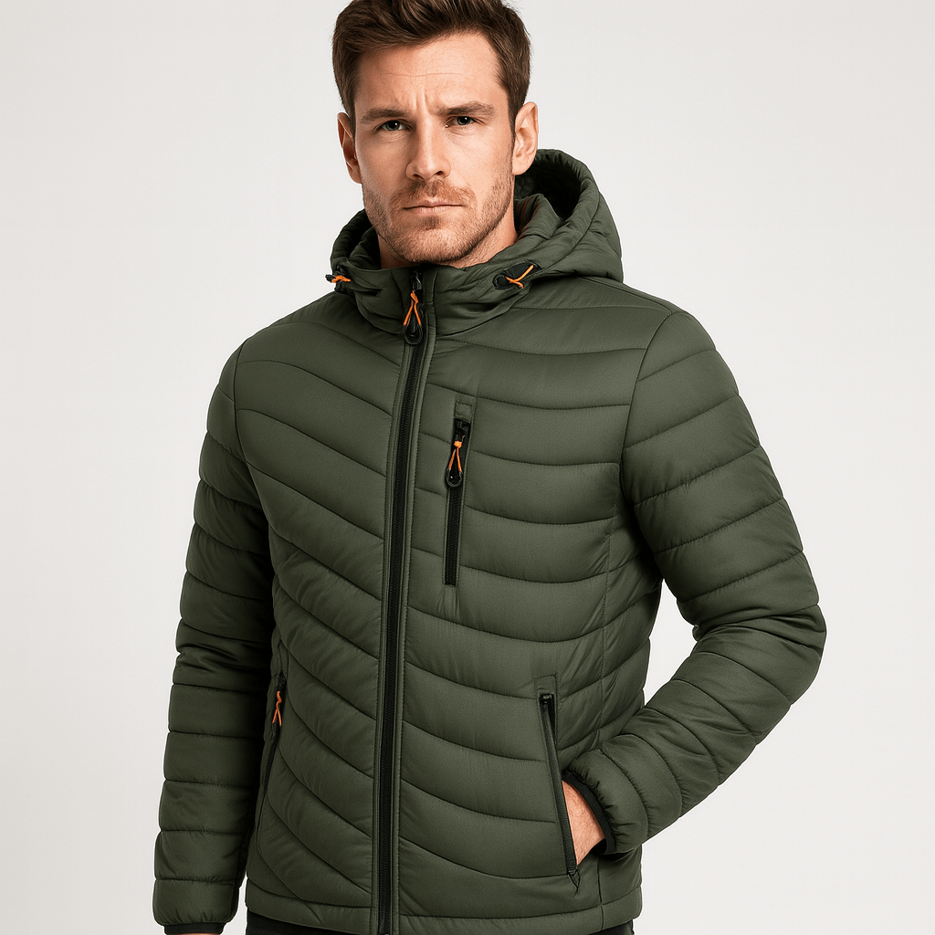 Soviska | Lekka wodoodporna kurtka zimowa z regulowanym kapturem