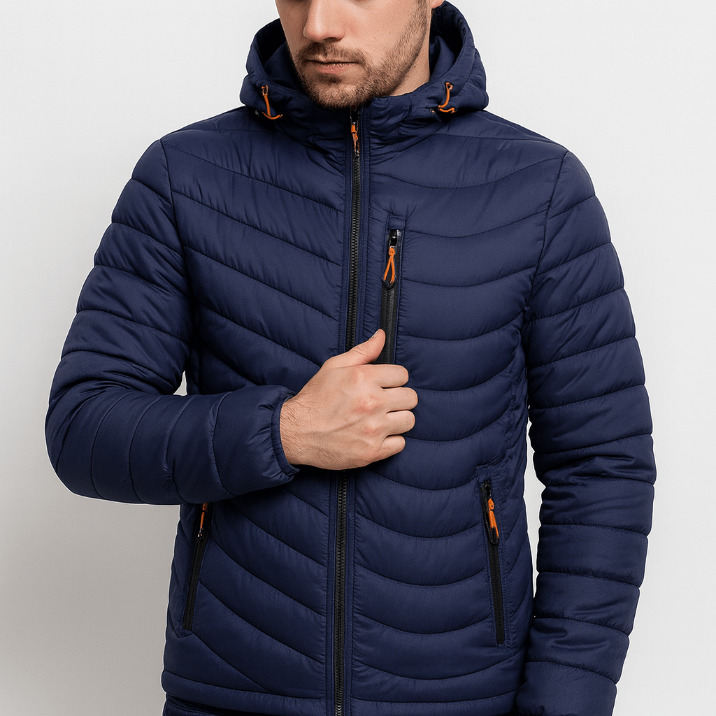 Soviska | Lekka wodoodporna kurtka zimowa z regulowanym kapturem