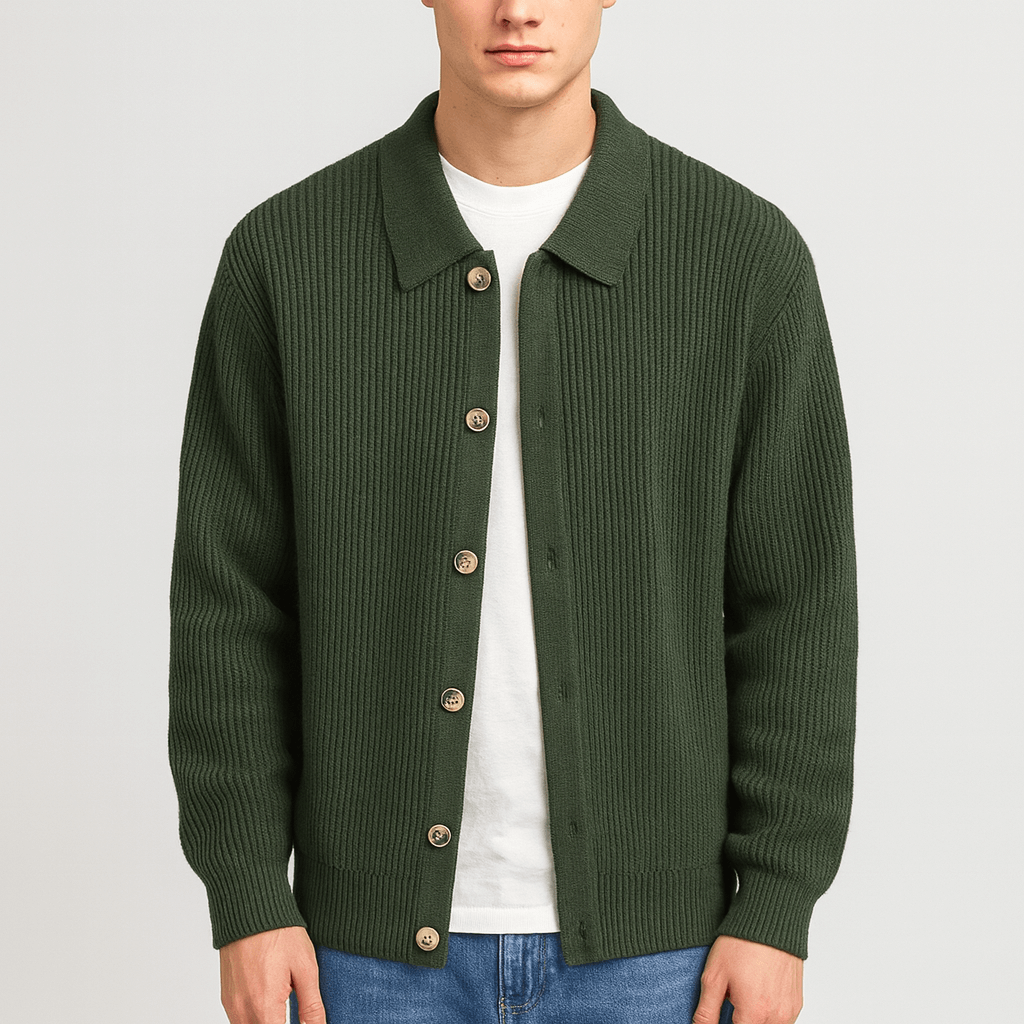 Soviska | Luźna bluza z kołnierzykiem