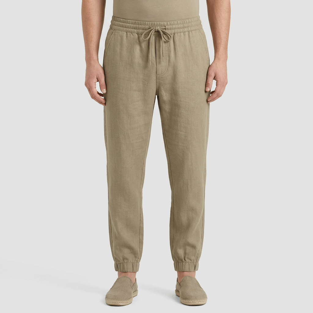 Soviska | Luźne lniane spodnie