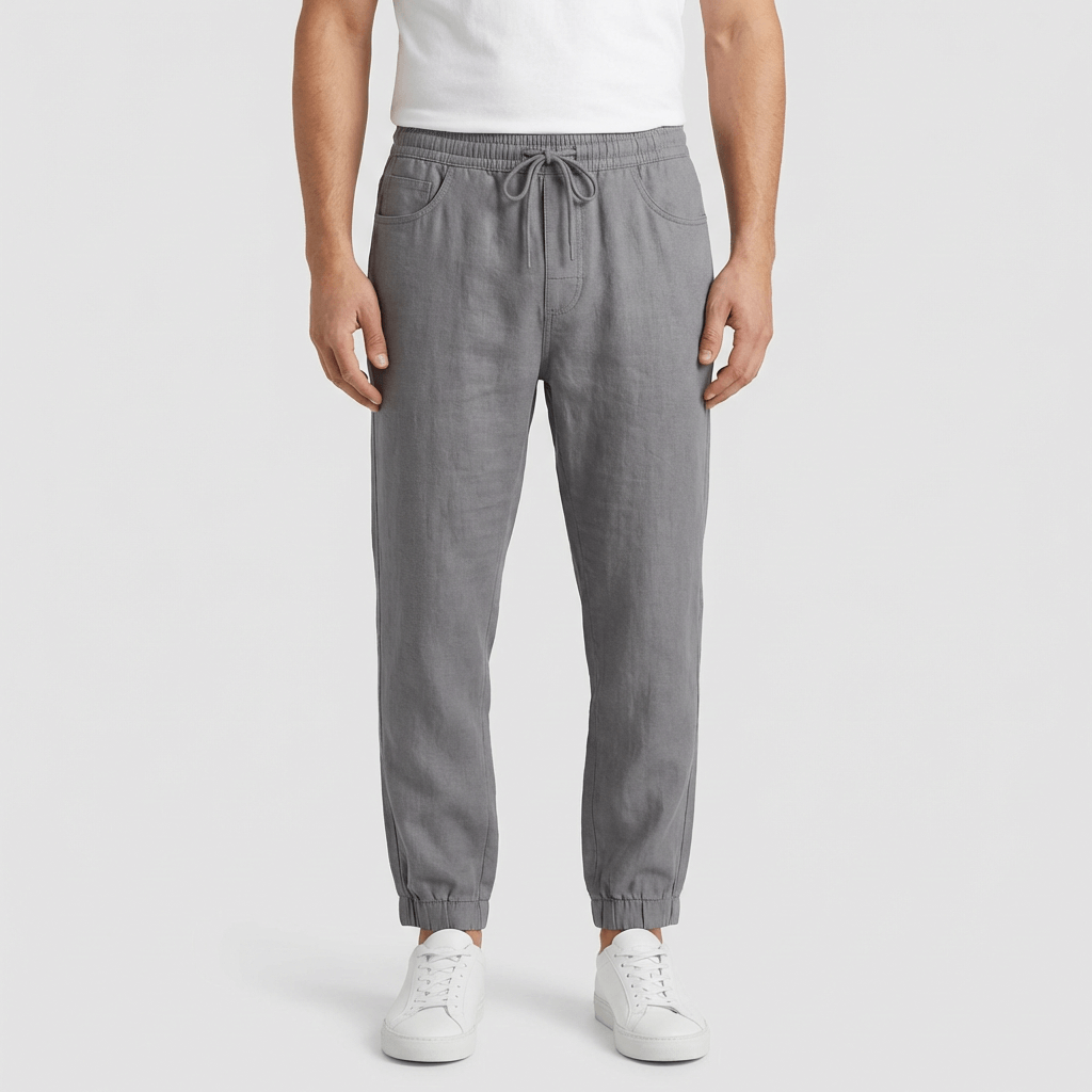 Soviska | Luźne lniane spodnie