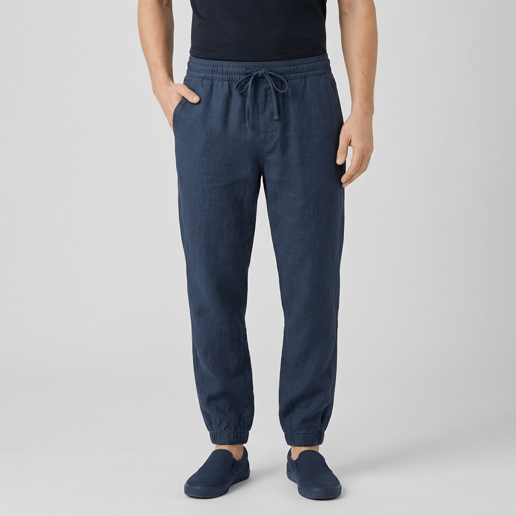 Soviska | Luźne lniane spodnie