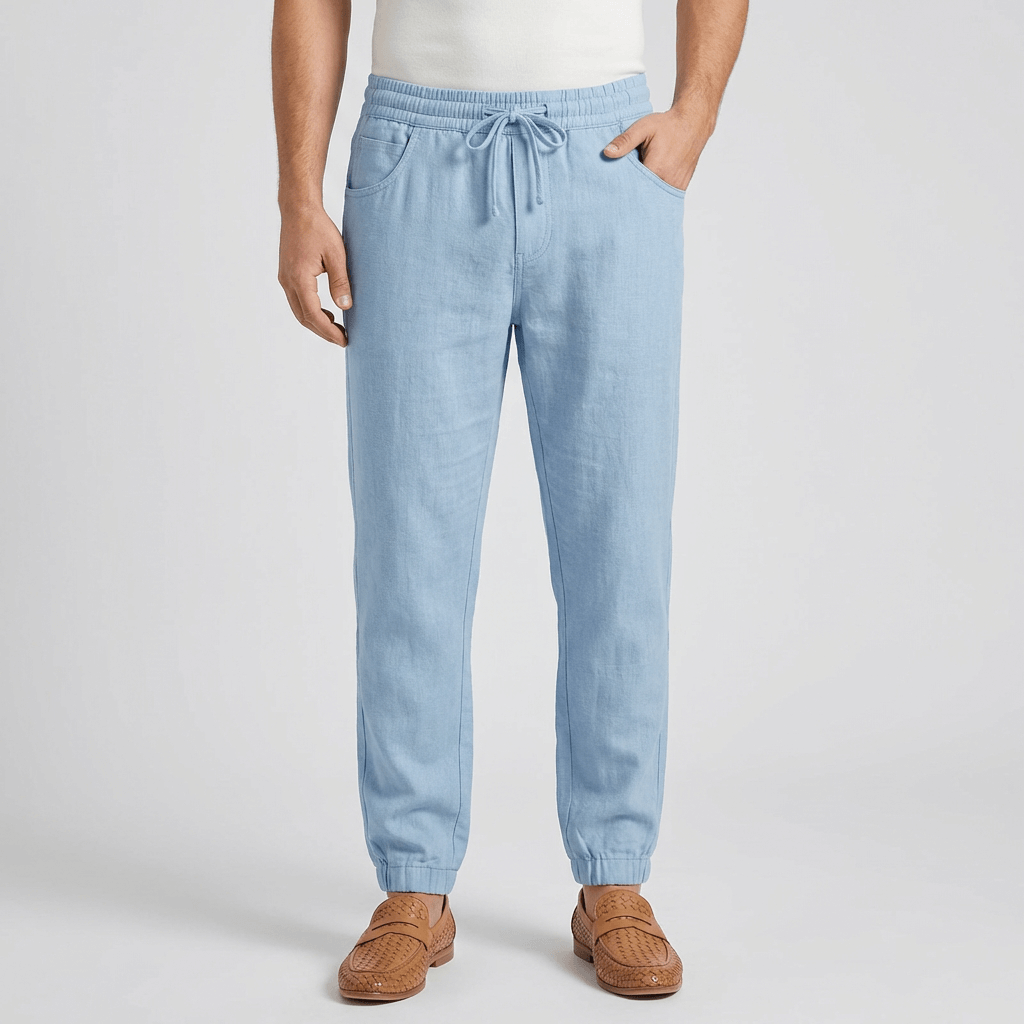 Soviska | Luźne lniane spodnie