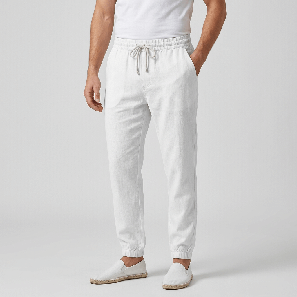 Soviska | Luźne lniane spodnie