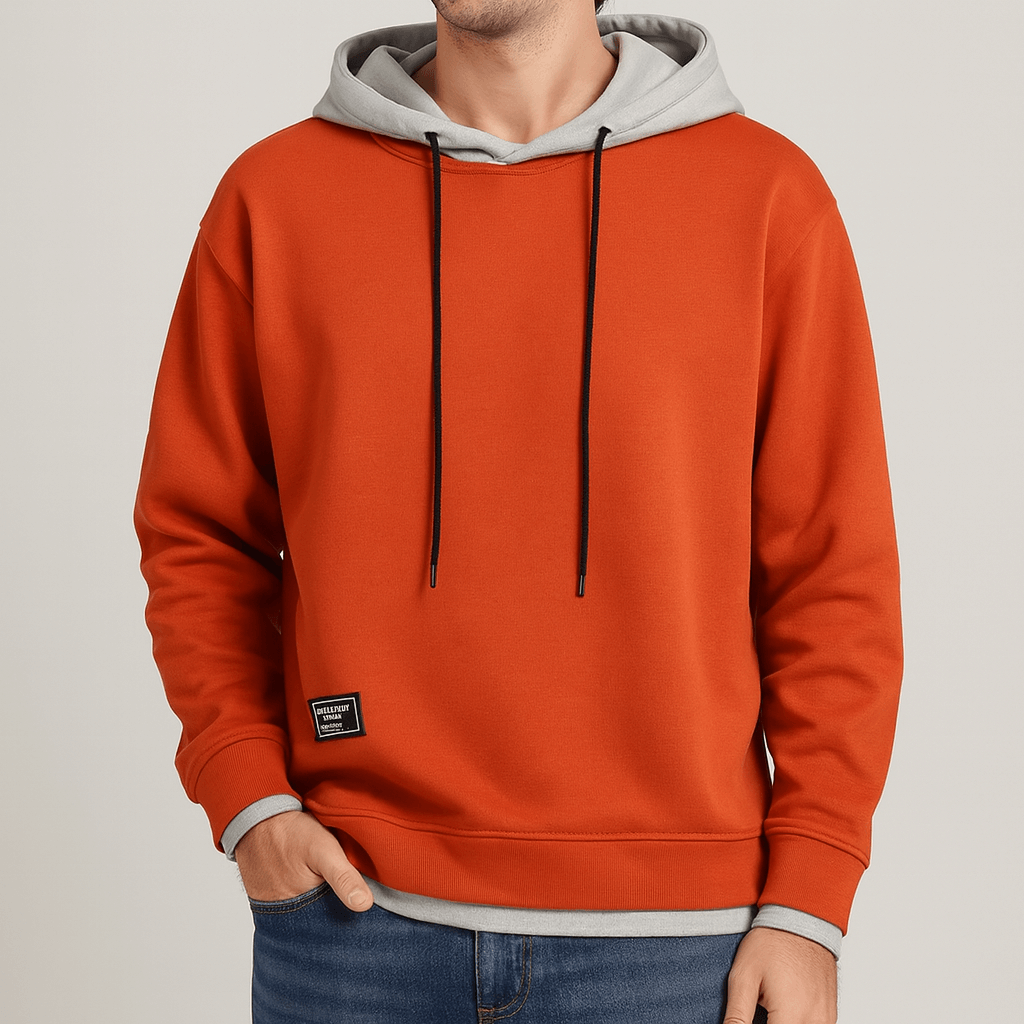 Soviska | Luźny krój z kapturem bluza