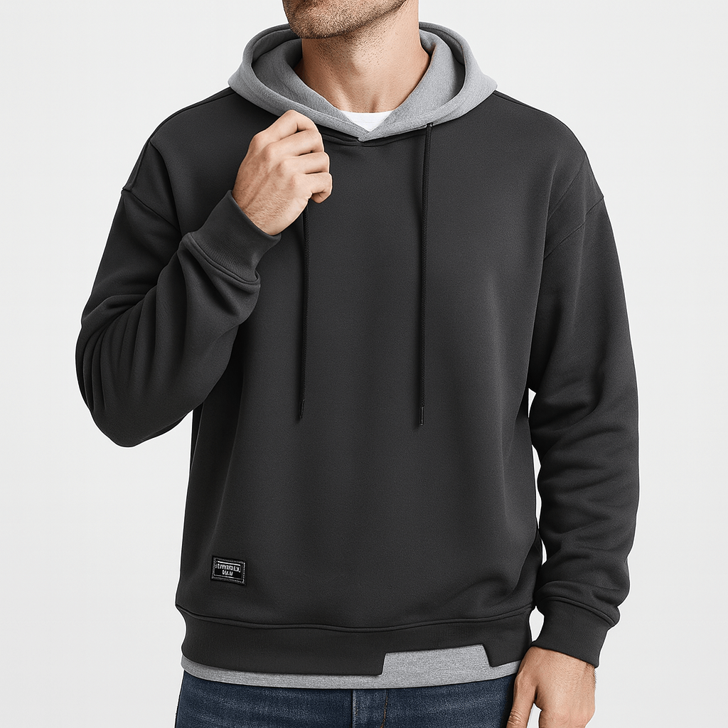 Soviska | Luźny krój z kapturem bluza