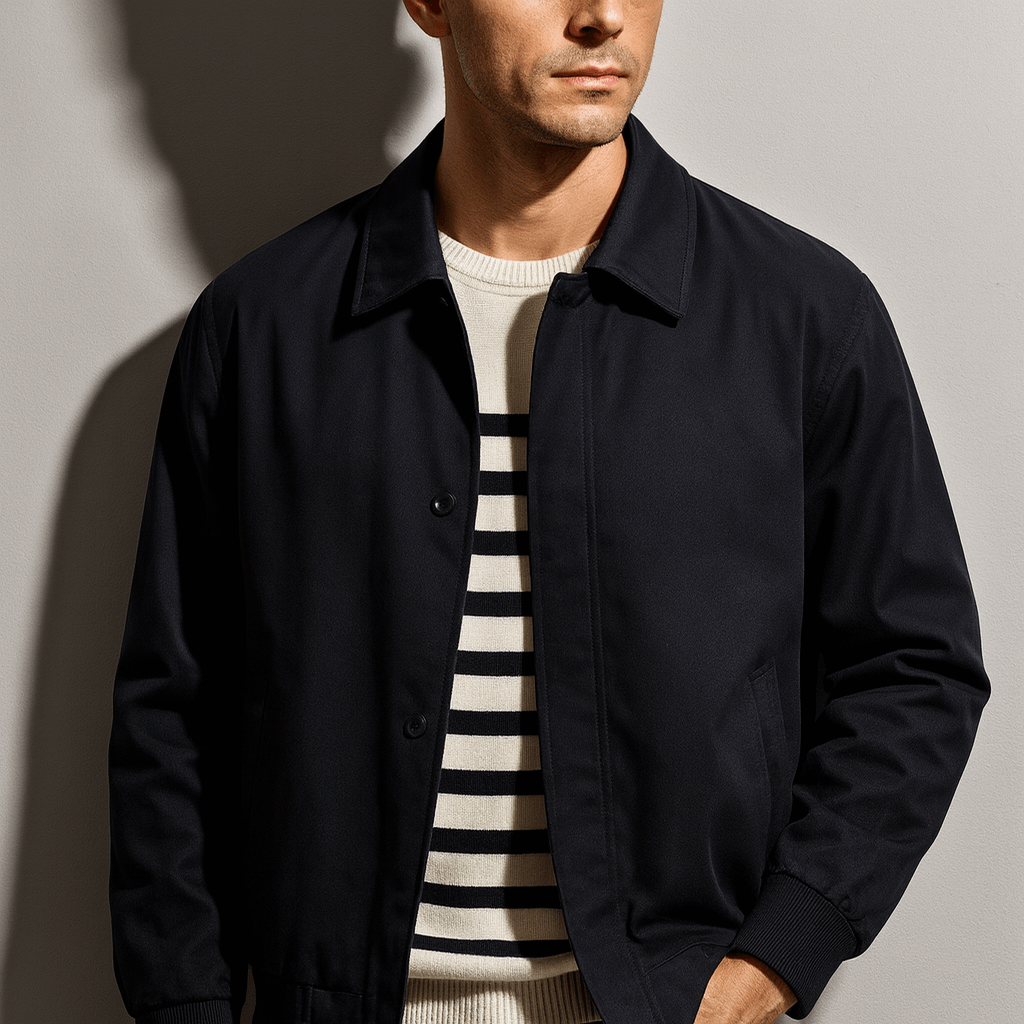 Soviska | Luźny płaszcz z kołnierzykiem