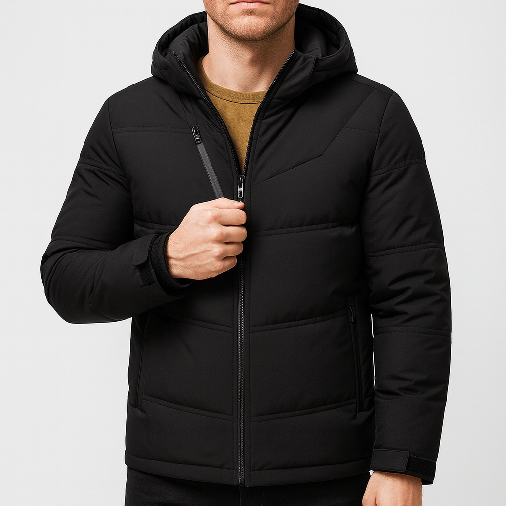 Soviska | Męska kurtka puchowa z kapturem