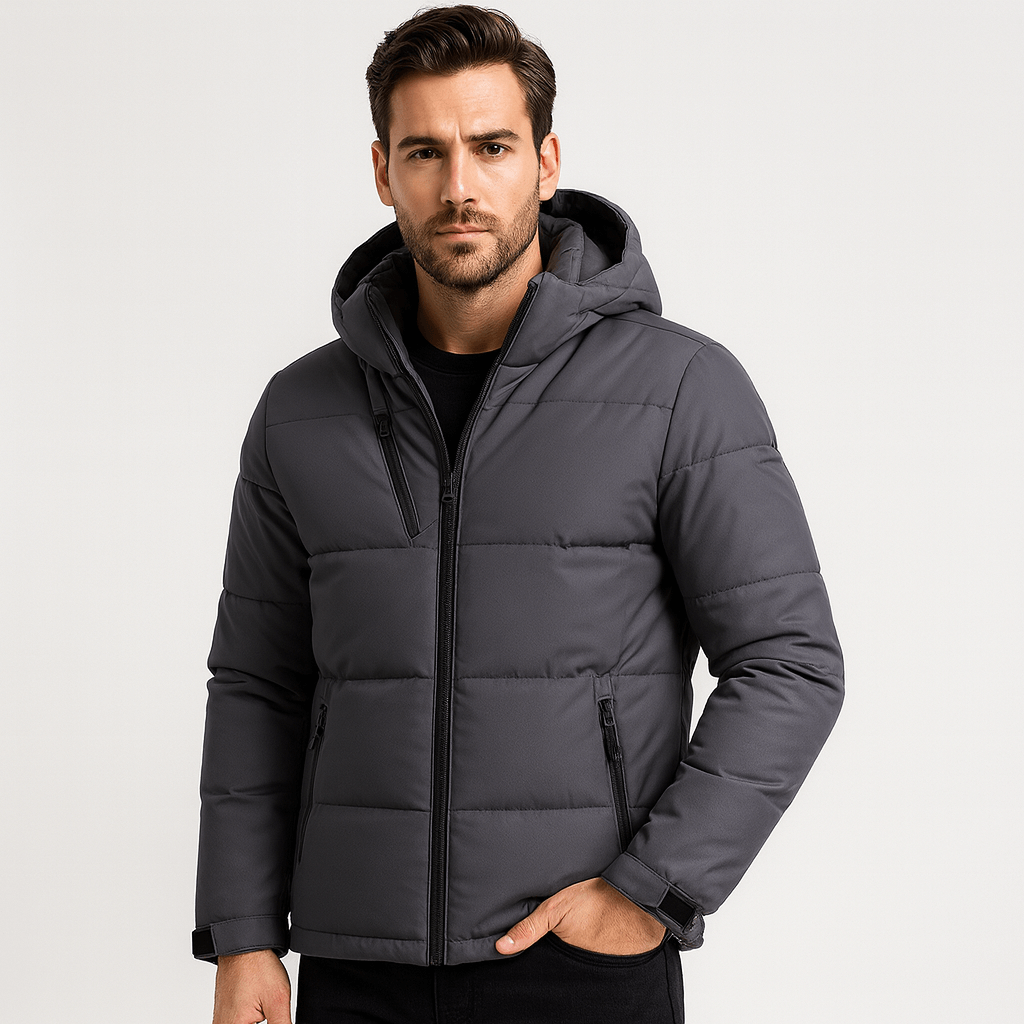 Soviska | Męska kurtka puchowa z kapturem