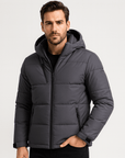 Soviska | Męska kurtka puchowa z kapturem