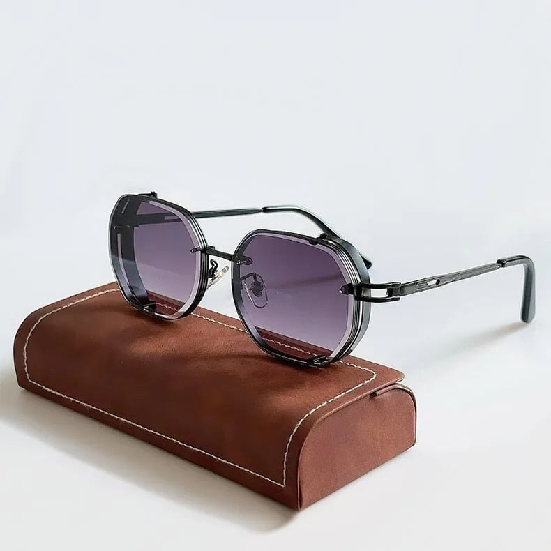 Soviska | Metalowe okulary przeciwsłoneczne w stylu retro