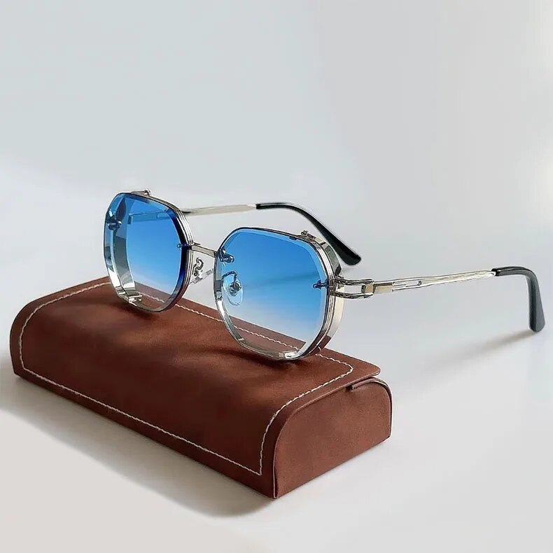 Soviska | Metalowe okulary przeciwsłoneczne w stylu retro
