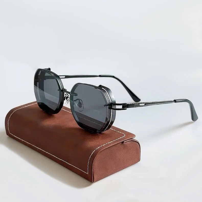 Soviska | Metalowe okulary przeciwsłoneczne w stylu retro