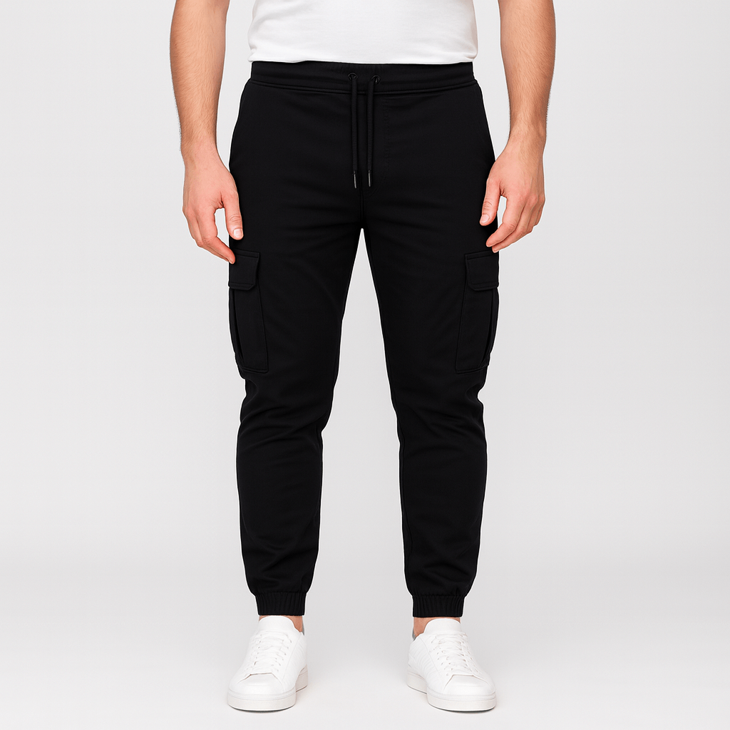 Soviska | Miękkie joggery cargo z elastycznym pasem