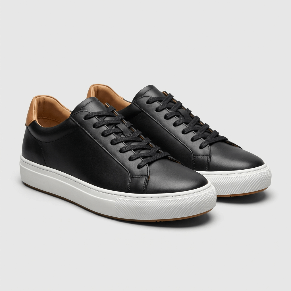 Soviska | Minimalistyczne Stylowe Skórzane Trampki