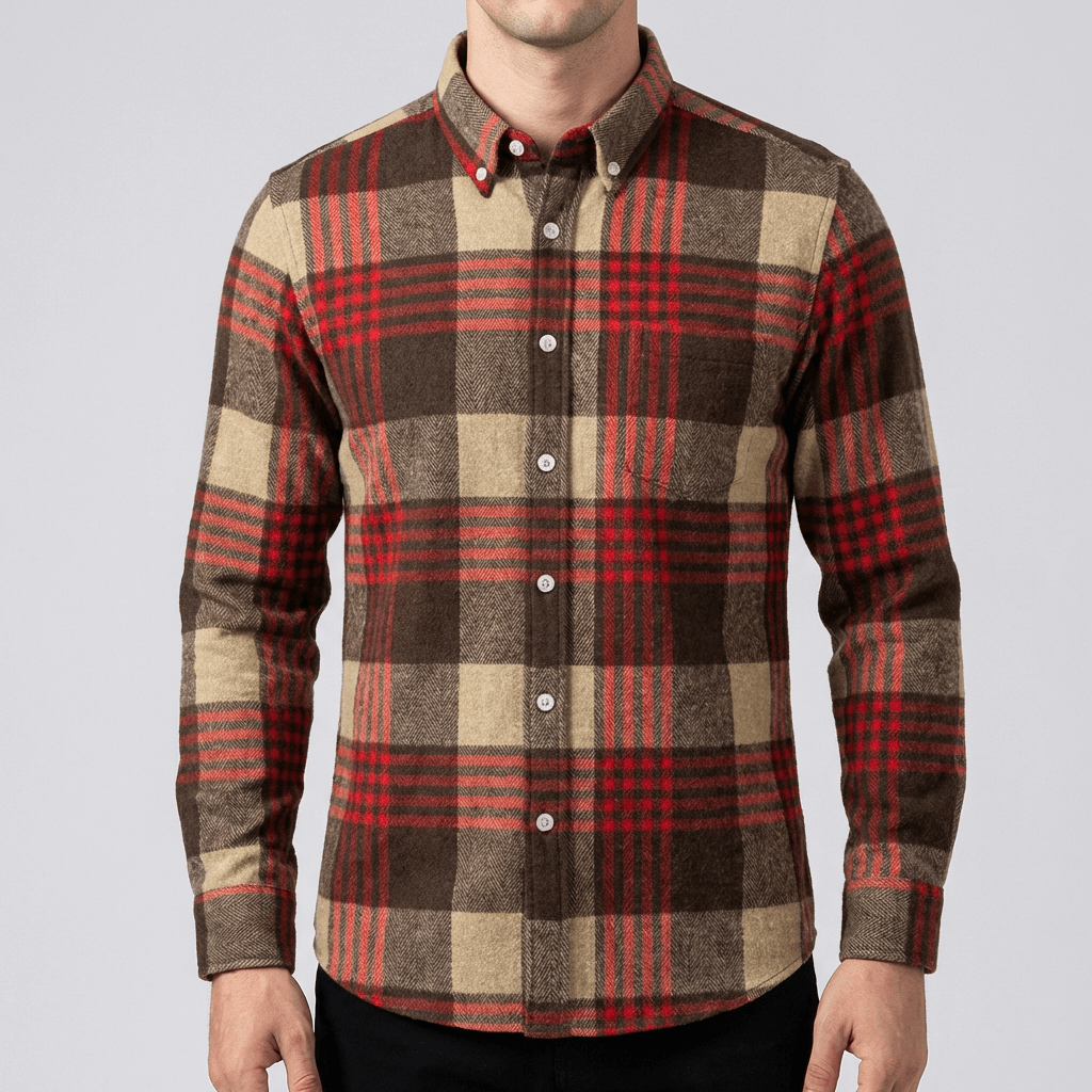 Soviska | Nowoczesna koszula w kratkę