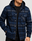 Soviska | Ocieplana flanelowa kurtka z kapturem
