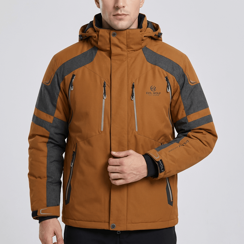 Soviska | Ocieplana kurtka narciarska z regulowanym kapturem