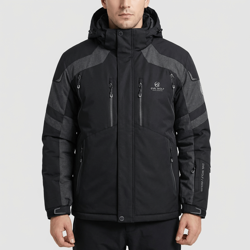 Soviska | Ocieplana kurtka narciarska z regulowanym kapturem