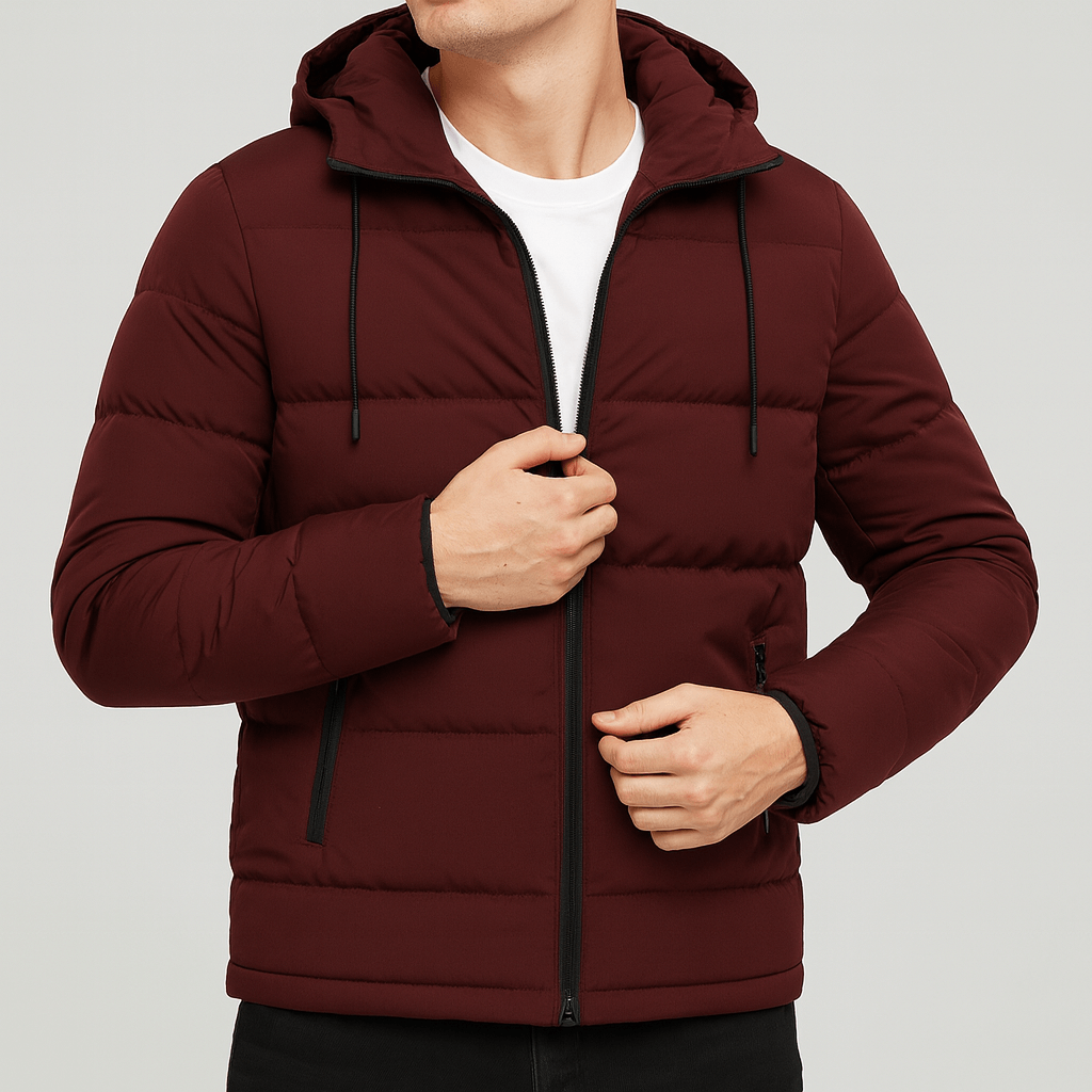 Soviska | Ocieplana kurtka puchowa z kapturem