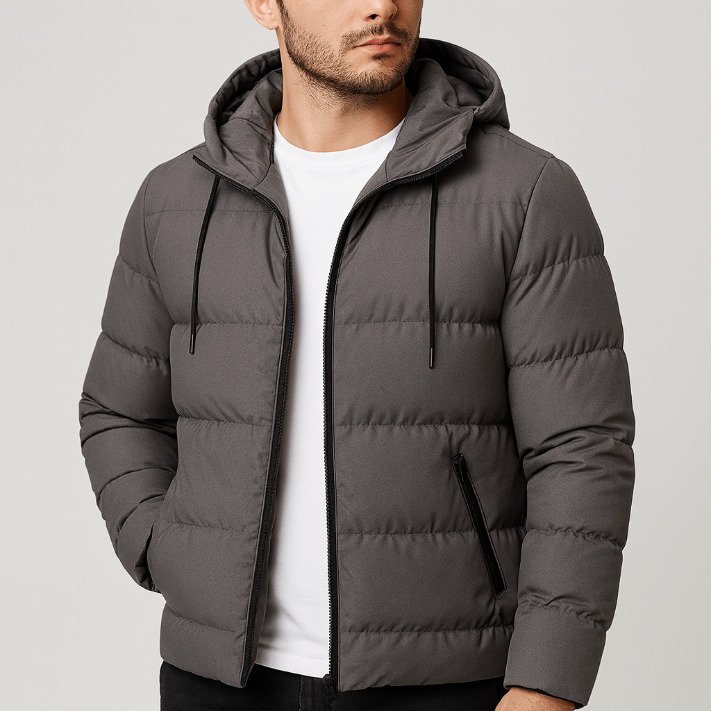 Soviska | Ocieplana kurtka puchowa z kapturem