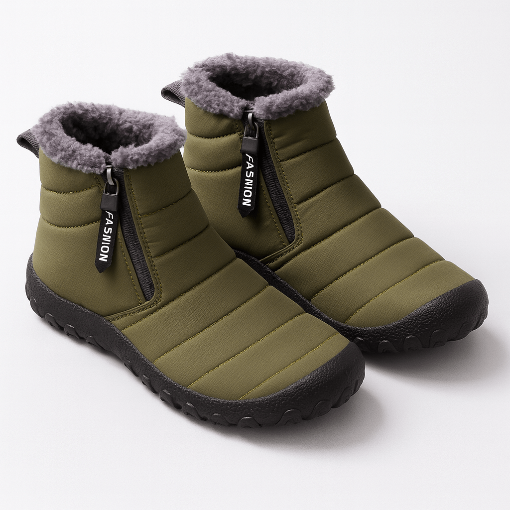 Soviska | Ocieplane buty zimowe z materiałem gotowym na każdą pogodę i podeszwą zapewniającą stabilność