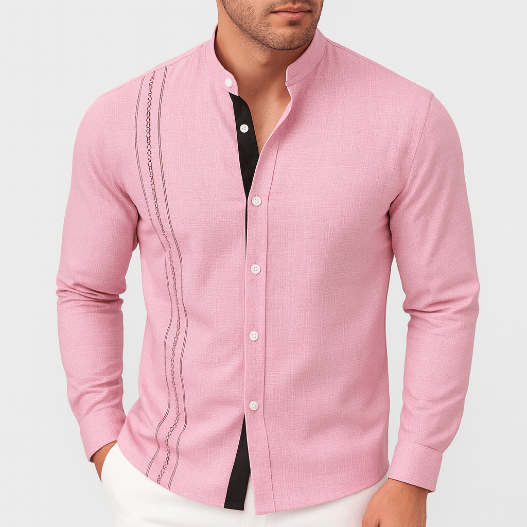 Soviska | Oddychająca dopasowana koszula z długim rękawem