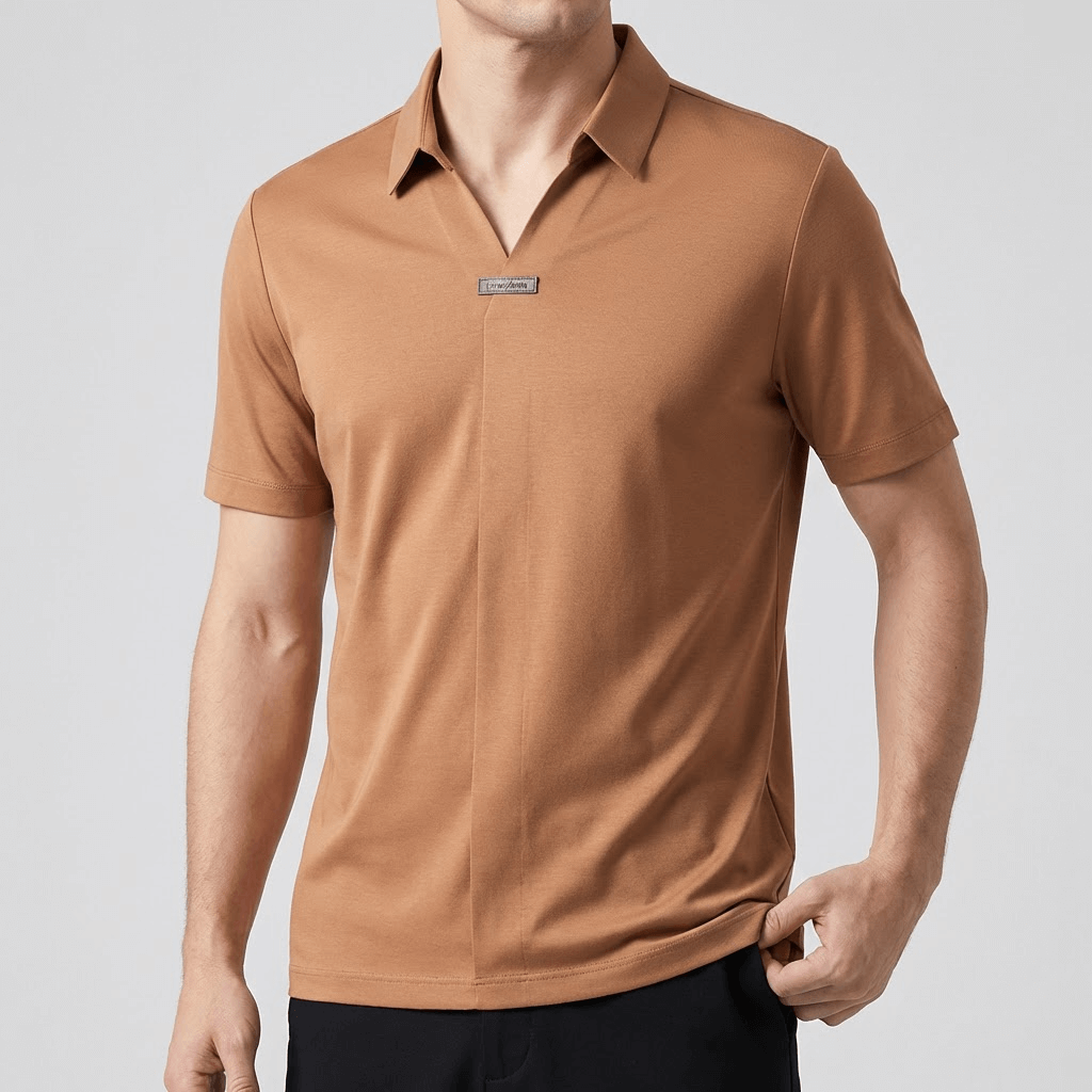 Soviska | Oddychająca koszulka polo wykonana z miękkiego materiału