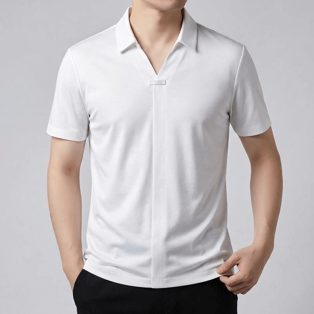 Soviska | Oddychająca koszulka polo wykonana z miękkiego materiału