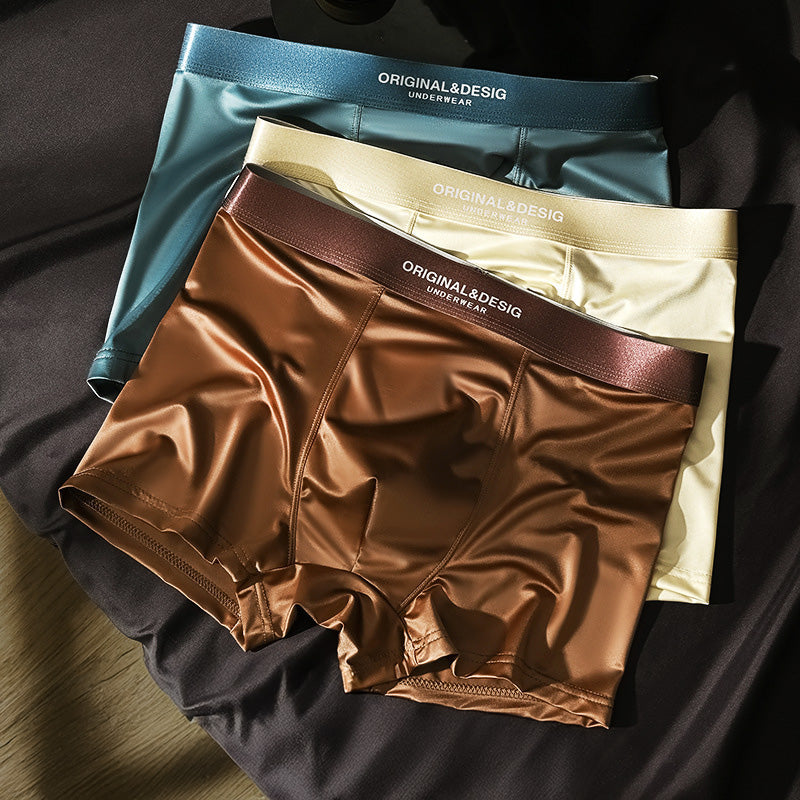 Soviska | Oddychające bokserki wykonane z gładkiego materiału