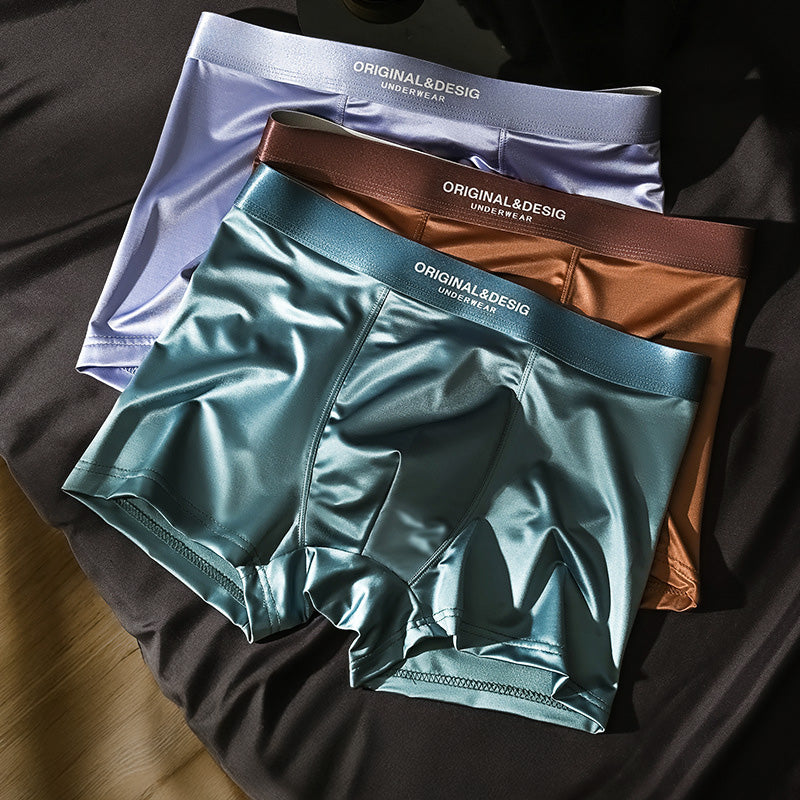 Soviska | Oddychające bokserki wykonane z gładkiego materiału