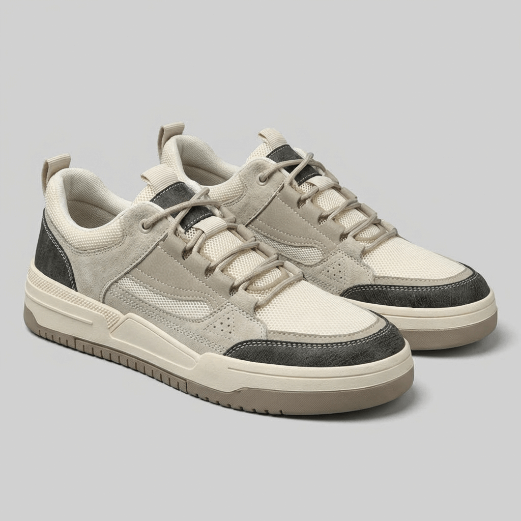 Soviska | Oddychające tenisówki z siateczki i zamszu