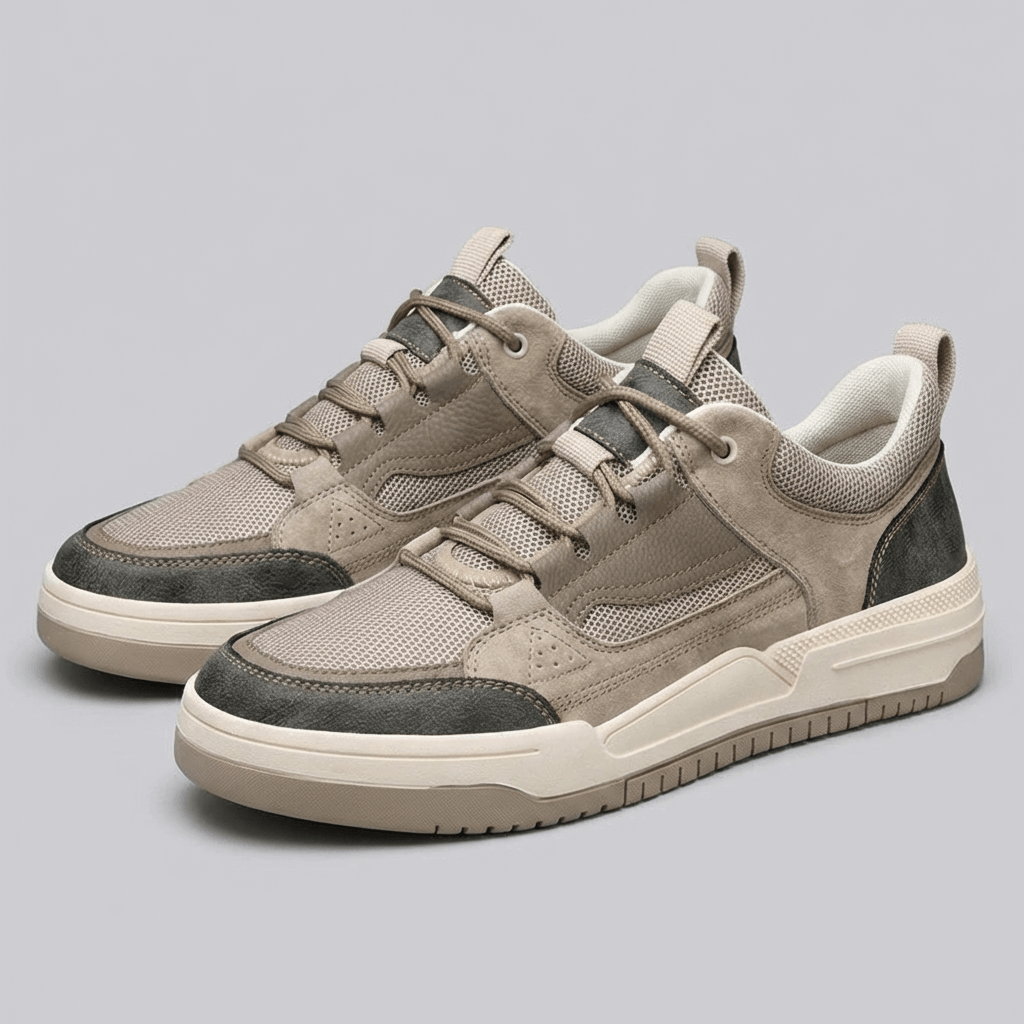 Soviska | Oddychające tenisówki z siateczki i zamszu