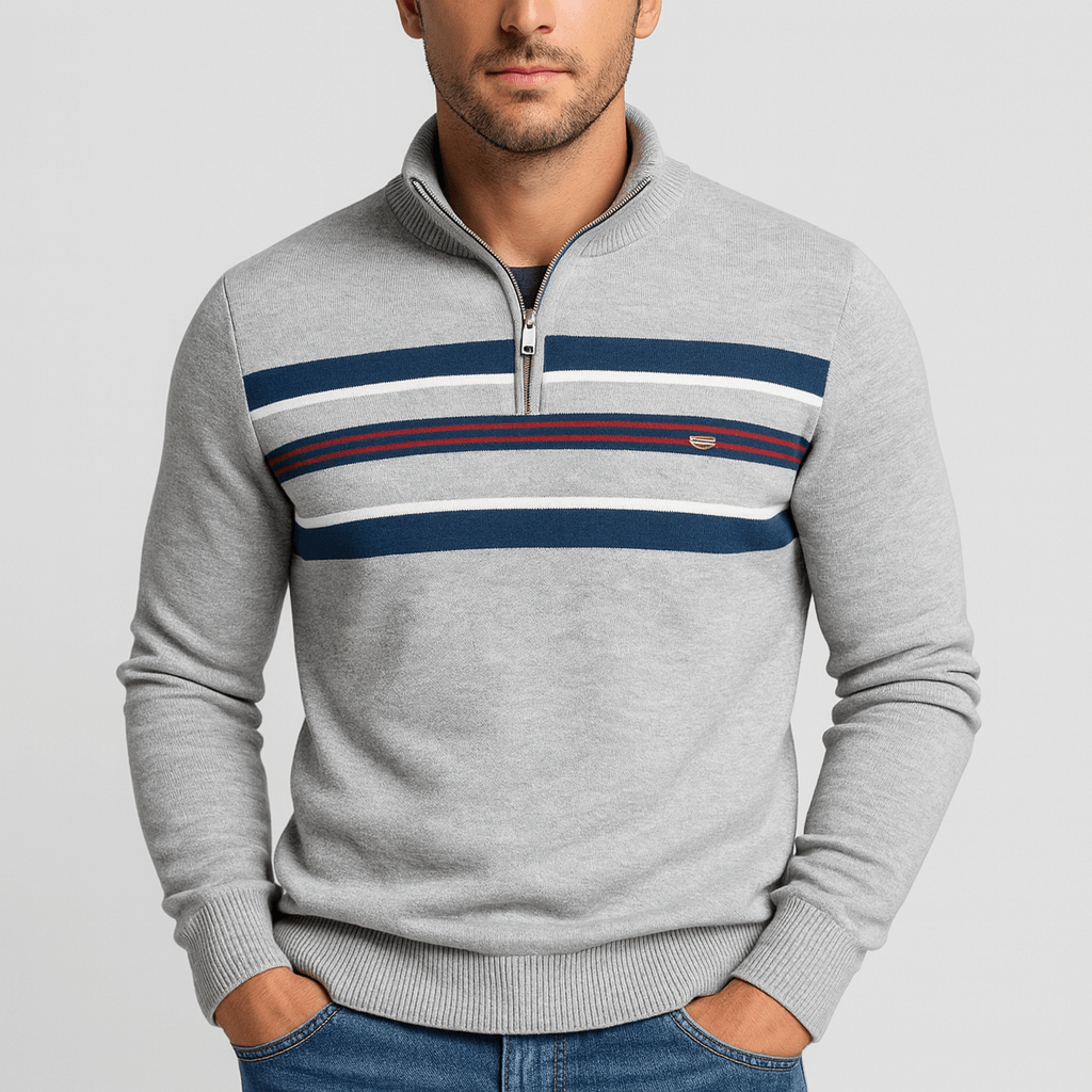 Soviska | Oddychający sweter z zamkiem