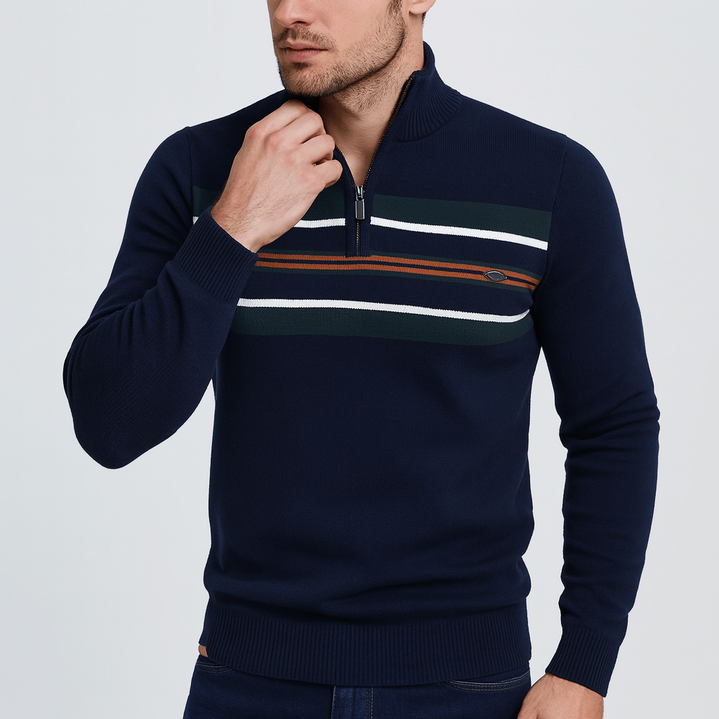 Soviska | Oddychający sweter z zamkiem