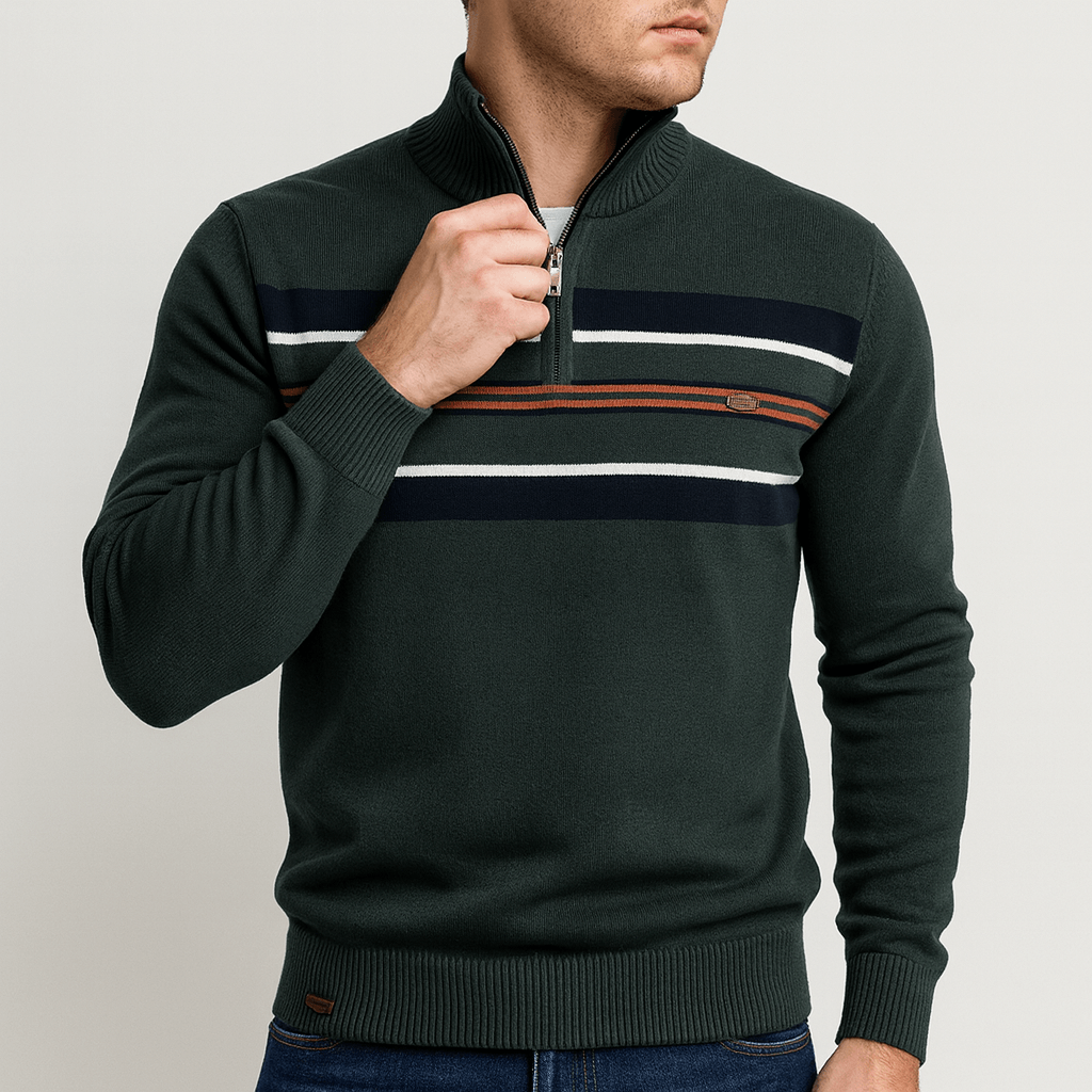 Soviska | Oddychający sweter z zamkiem