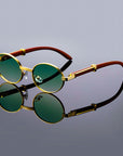 Soviska | Owalne okulary przeciwsłoneczne retro