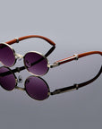 Soviska | Owalne okulary przeciwsłoneczne retro