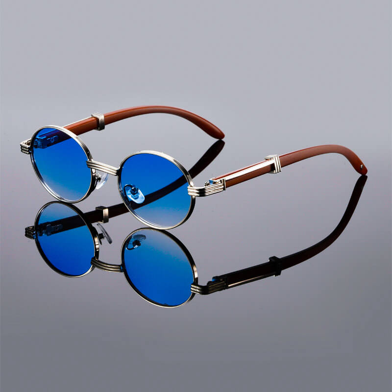 Soviska | Owalne okulary przeciwsłoneczne retro