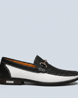 Soviska | Perforowane loafersy skórzane