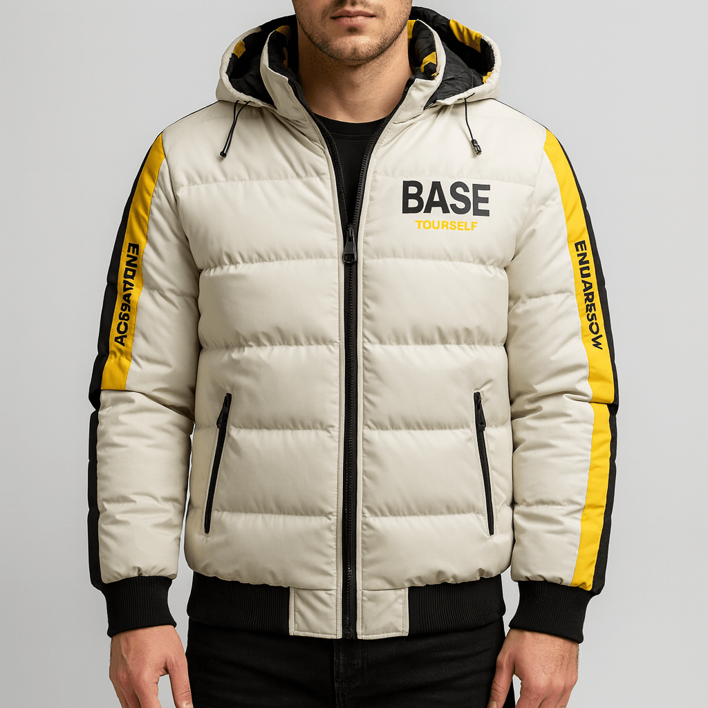 Soviska | Pikowana kurtka puchowa z kapturem