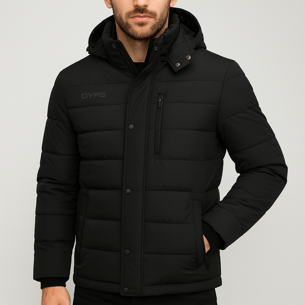 Soviska | Pikowana kurtka zimowa z kapturem