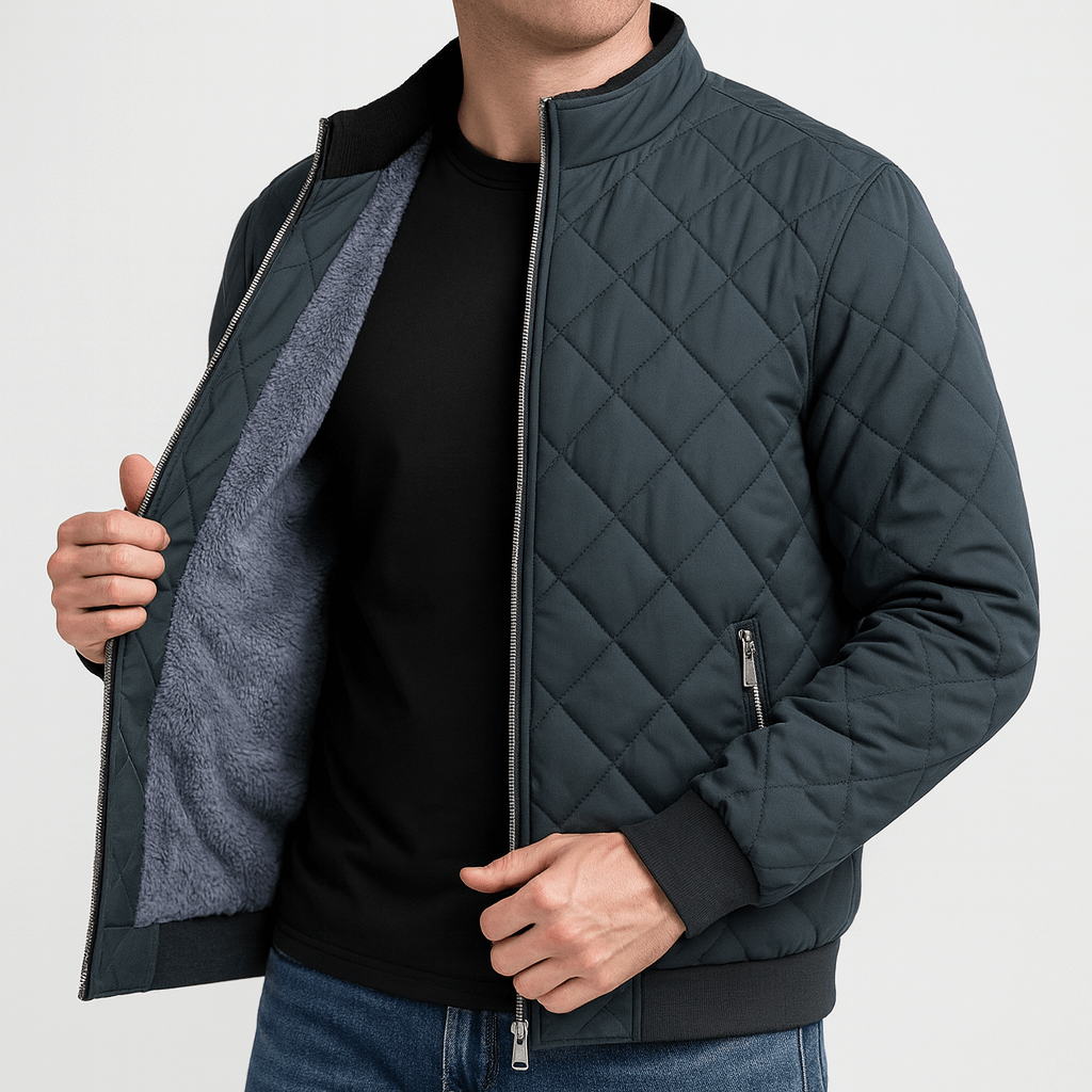 Soviska | Pikowana kurtka zimowa z ociepleniem