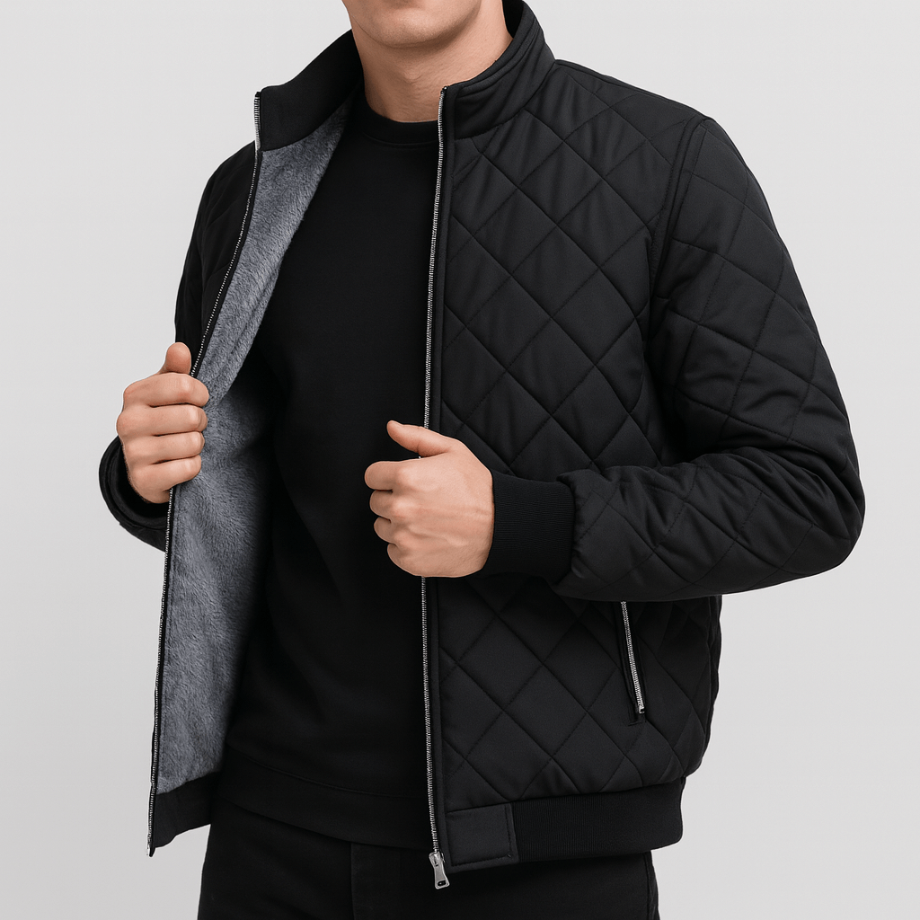 Soviska | Pikowana kurtka zimowa z ociepleniem